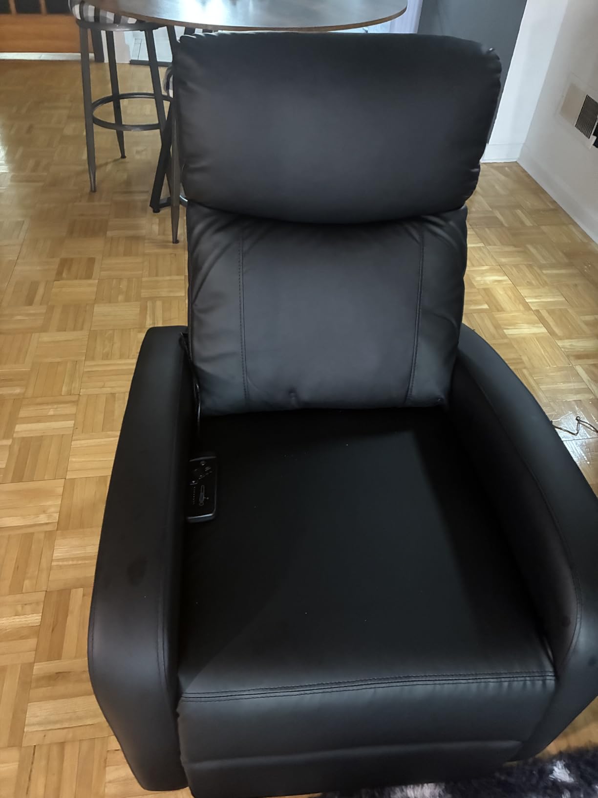 Massage Recliner Chair, Recliner Sofa Fabric for Adults, Recliners Home Theater Seating with Lumbar Support, Reclining Sofa Chair for Living Room, Ink customer photo 2