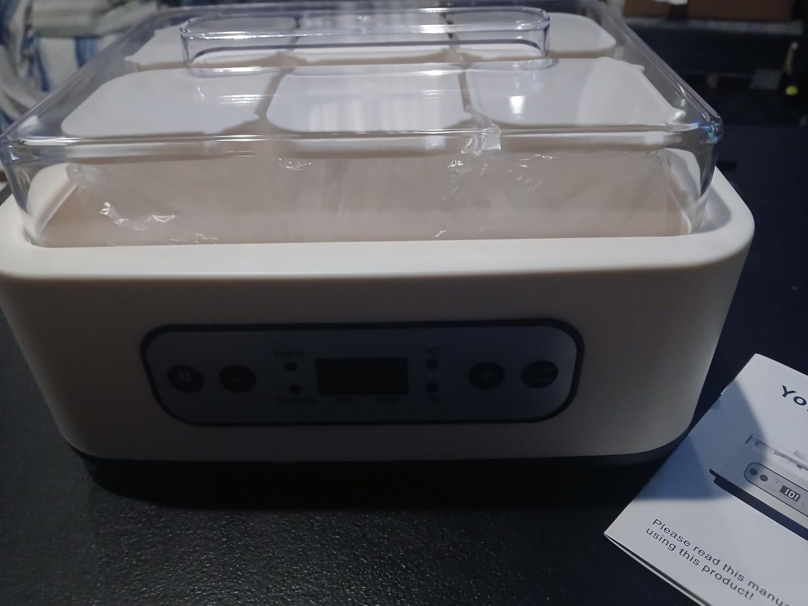 Yogurt Maker Machine with 6 BPA-Free Glass Jars, Digital Temperature Control & Timer, Automatic Yogurt Maker for Homemade Greek Yogurt, LED Display customer photo 2