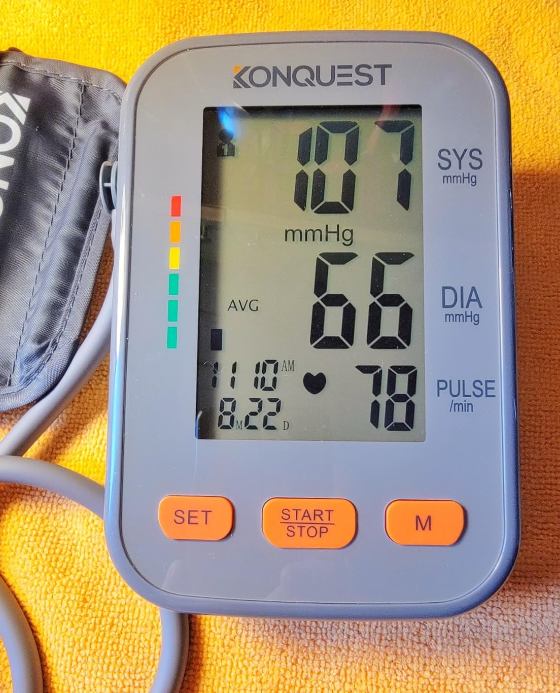 Konquest KBP-2704A Automatic Upper Arm Digital Blood Pressure Monitor - Large Backlit Display - Irregular Heartbeat Detector - Blood Pressure Monitor for Home Use - Digital BP Cuff Tensiometro customer photo 1