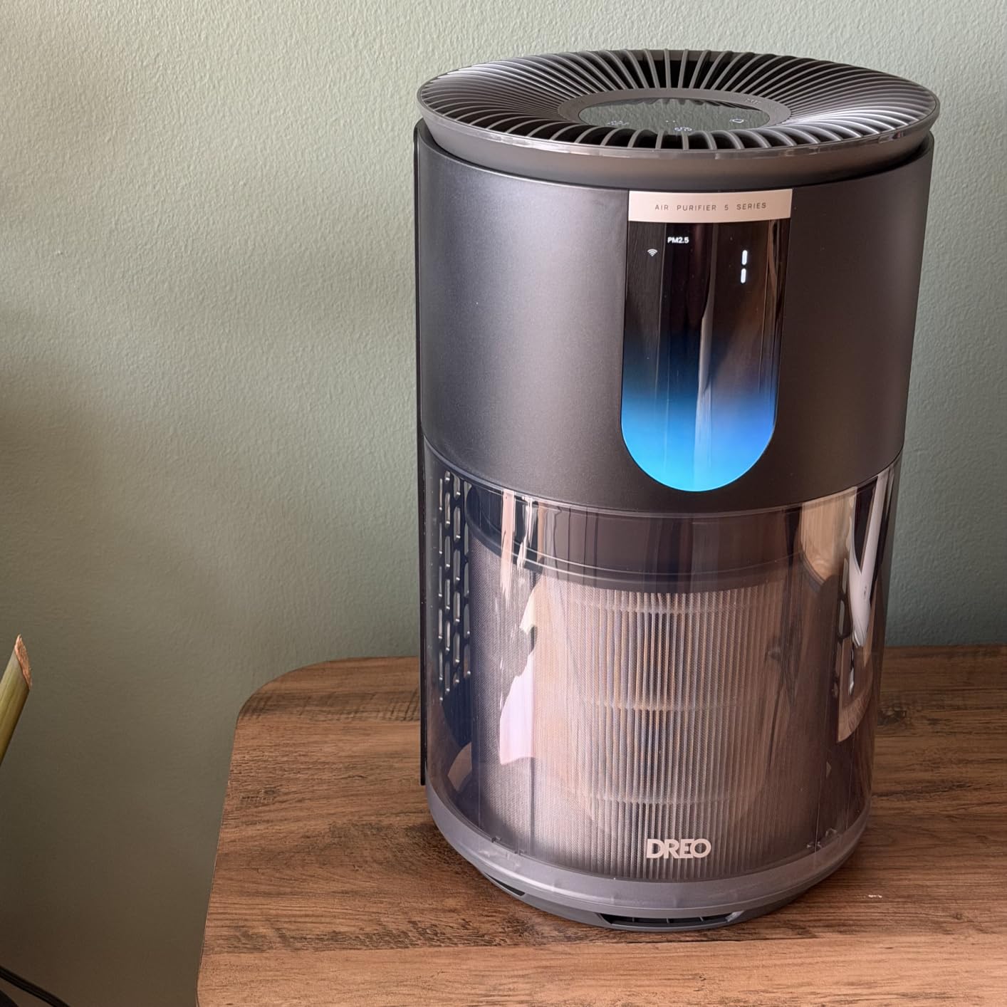 DREO Smart HEPA Air Purifier for Home, Up to 1176 ft², Air Cleaner for Large Rooms & Bedrooms, Wi-Fi/Voice/Alexa, PM2.5 Monitor, DR-HAP009S (Dreo 539S) customer photo 1