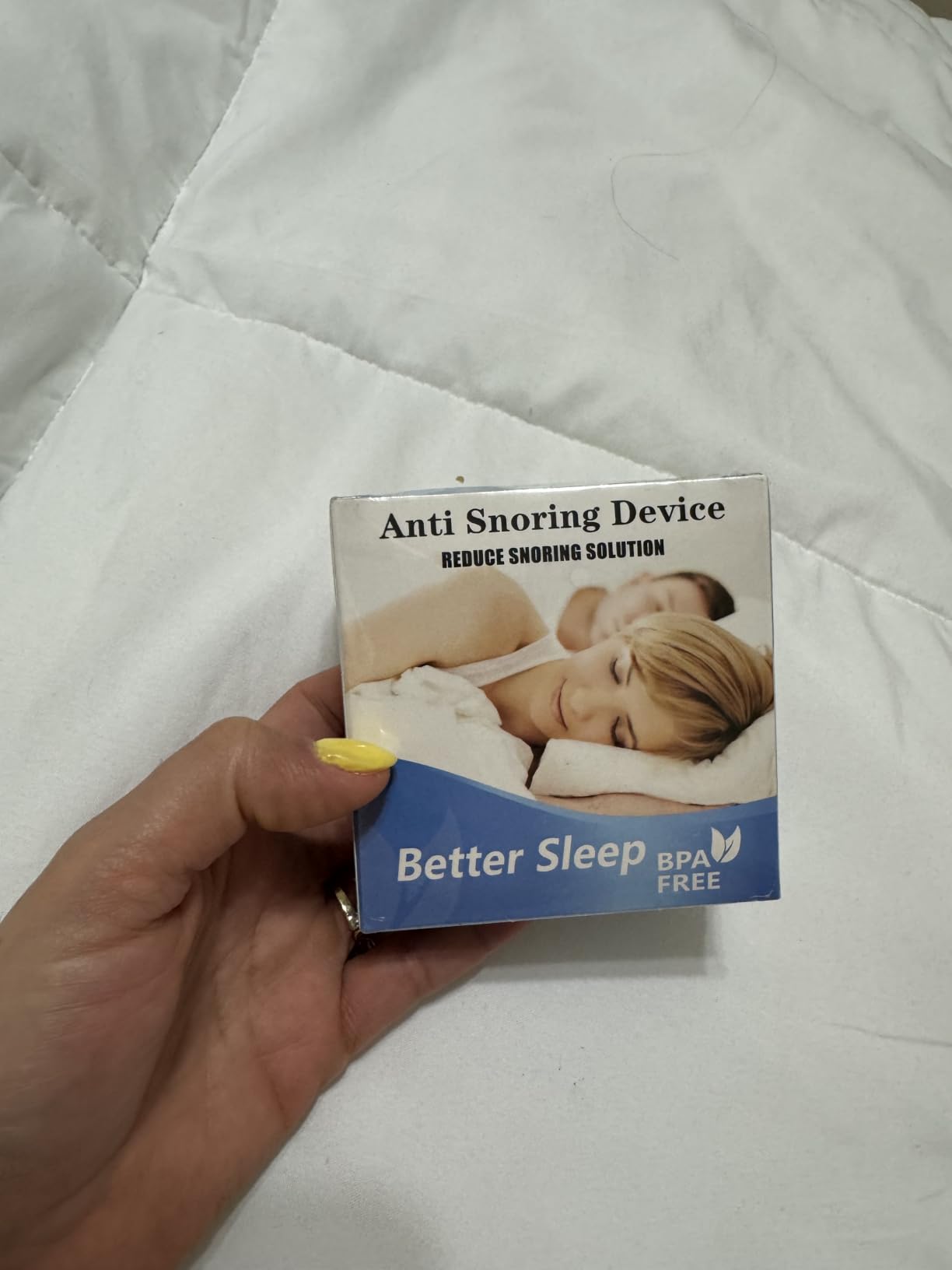 Tongue Stabilizing Device Mouthpiece - Reusable BPA-Free Tongue Retainer for Quiet Restful Sleep, Soft Silicone Anti-Snoring Device, Custom-Fit for Men & Women, Includes Travel Case (Clear) customer photo 2