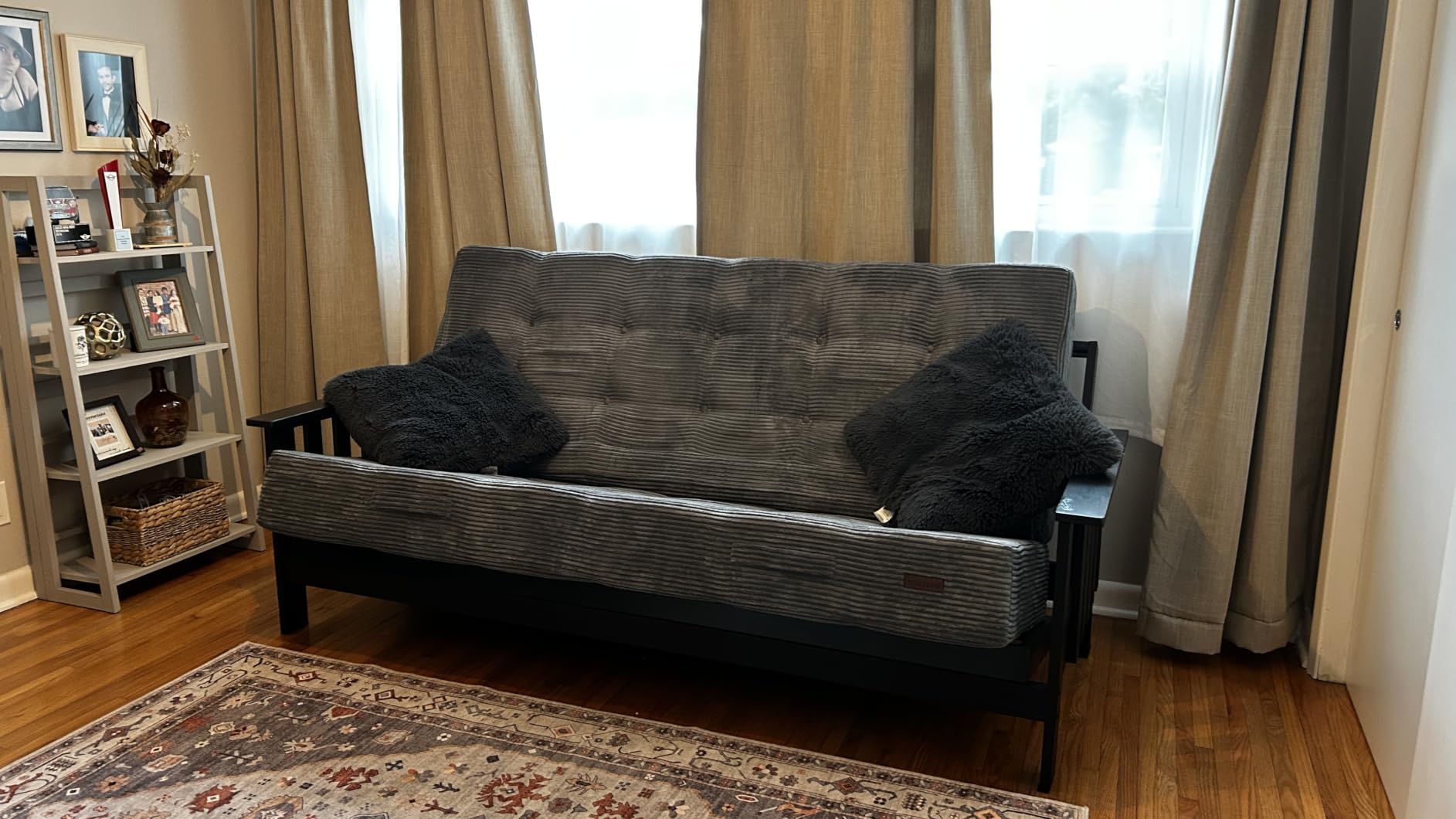 MAXYOYO Foldable Mattress, 8-Inch Tufted Futon Mattress with Handles customer photo 2