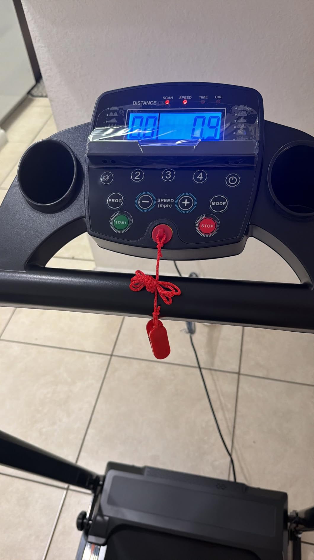 Redliro Treadmill for Seniors with Long Handrails-0-2% Incline | 300lb Capacity, Compact Design, Lightweight, Foldable Space-saving Frame, Mute & Screen-off, Wheels, Cup/Phone Holder customer photo 1