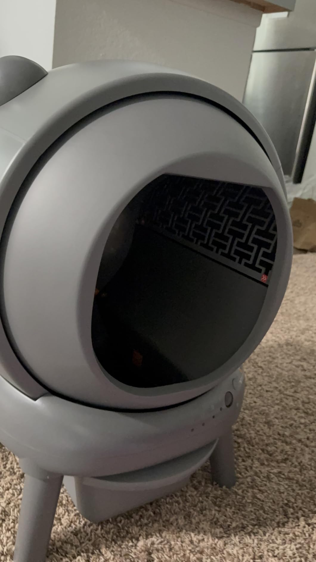 Self Cleaning Litter Box, Dual Safety Sensors, App Control, Gray | Automatic Cat Litter Box for Multiple Cats, Noise & Odor Control, Easy Maintenance with 2 Rolls of Garbage Bags, Includes Mat customer photo 1