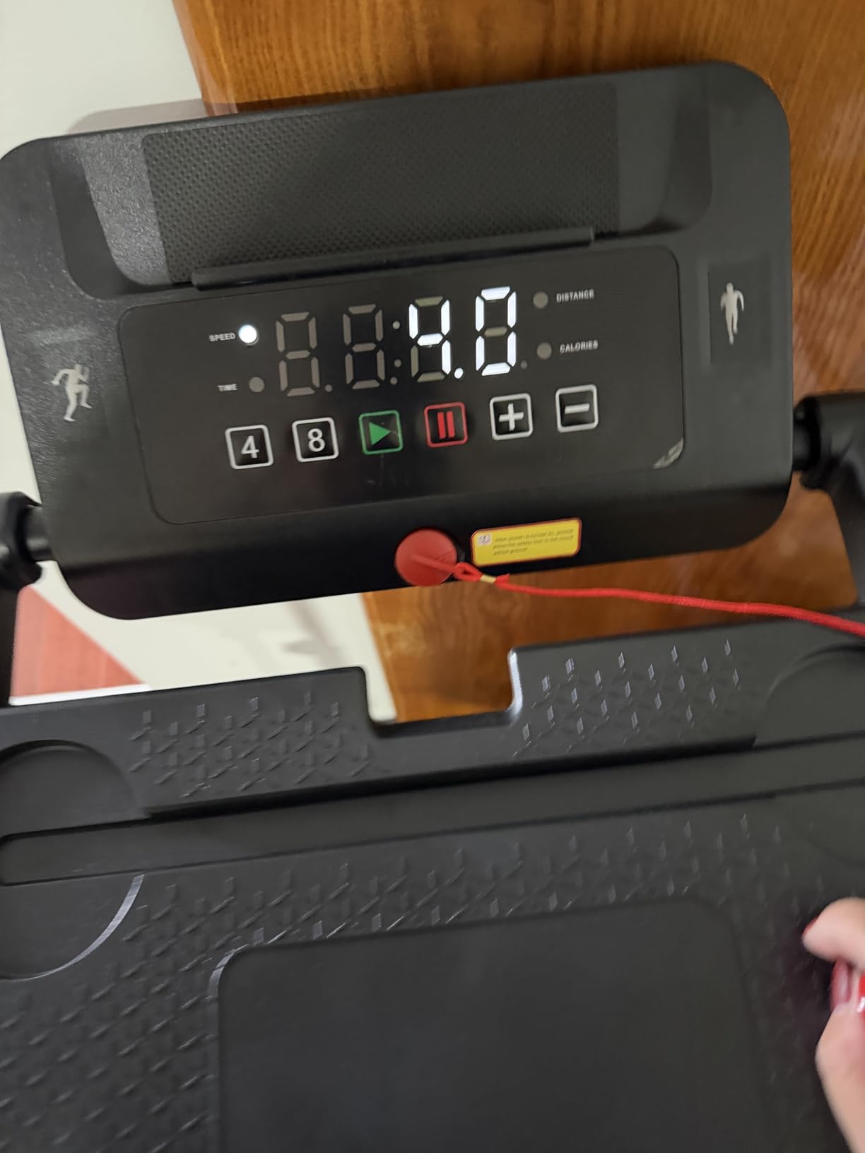 Walking Pad Treadmill with Handle Bar & Incline, Desk Workstation 8MPH | Adjustable Height, Portable Quiet for Home Office, 3 in 1, Compact Treadmill for Small Space customer photo 2