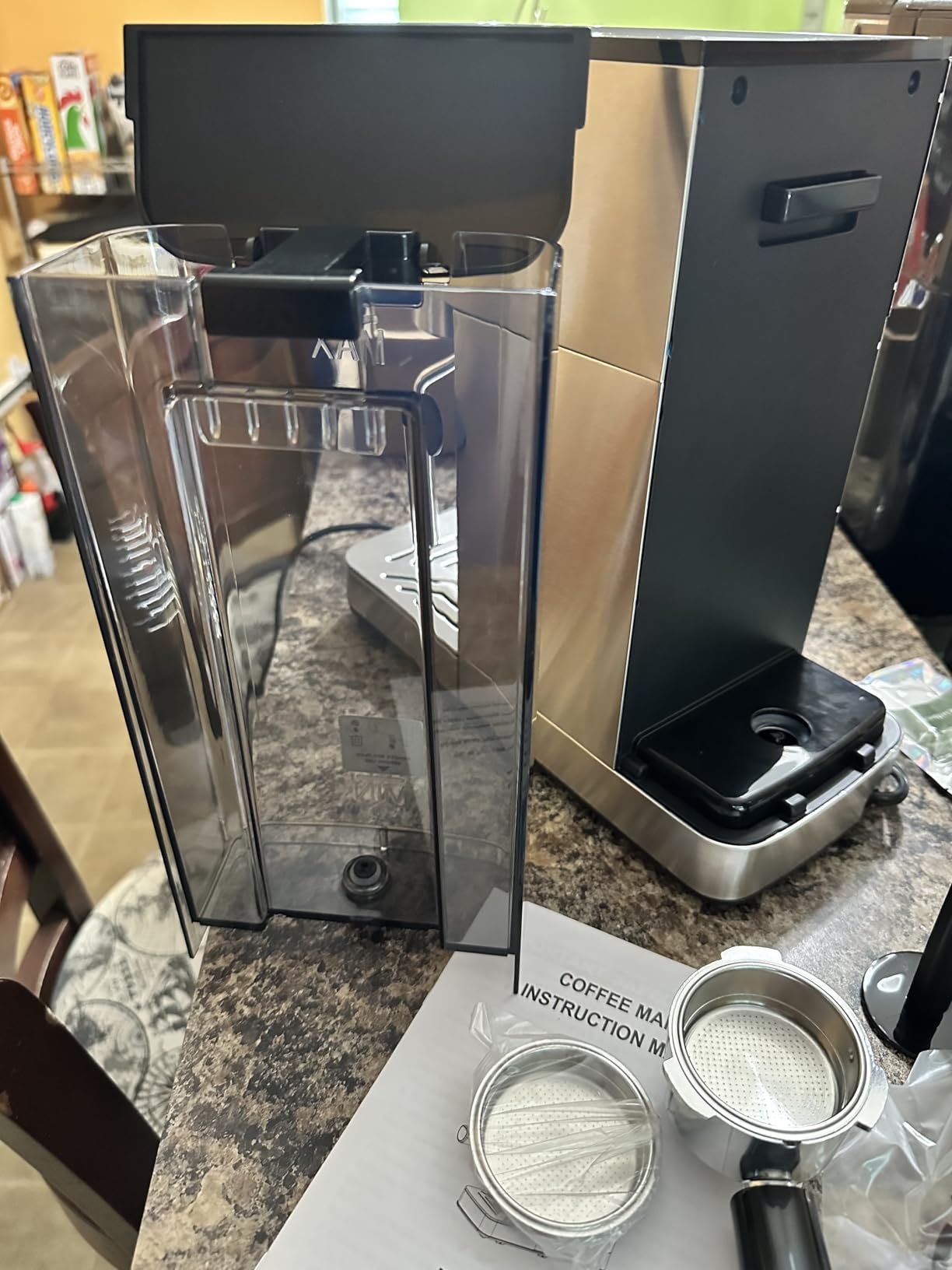 Electactic 10-Cup Drip Coffee Maker Machine with Built In Grinder | Programmable Grind and Brew Coffee Machine with Smart LED Touchscreen, Customizable Strength & Grind Size, Upgrade Black customer photo 1