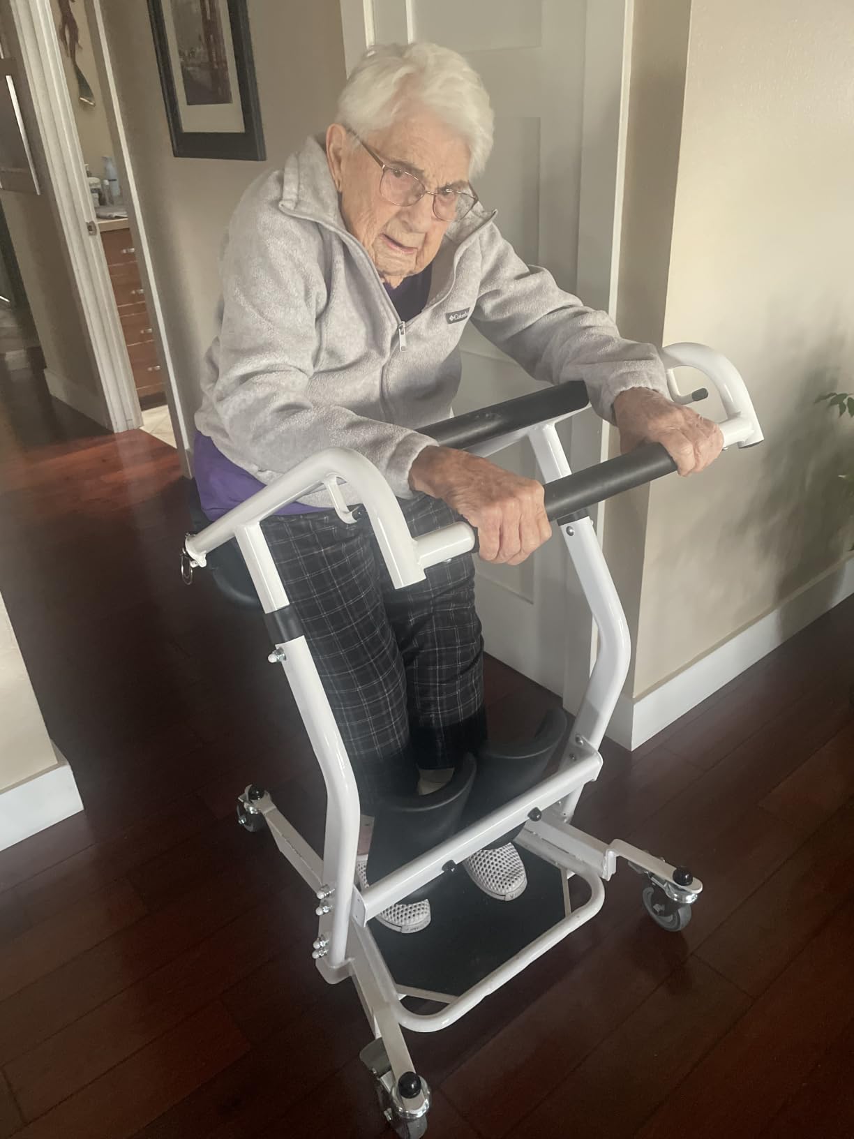 Vive Mobility Sit to Stand Patient Lift for Handicapped - Stand Assist | Aid for Home Care Use - Elderly Lift Assist Transfer Device - Transport Chair Stand Assist for Seniors, Adults customer photo 1
