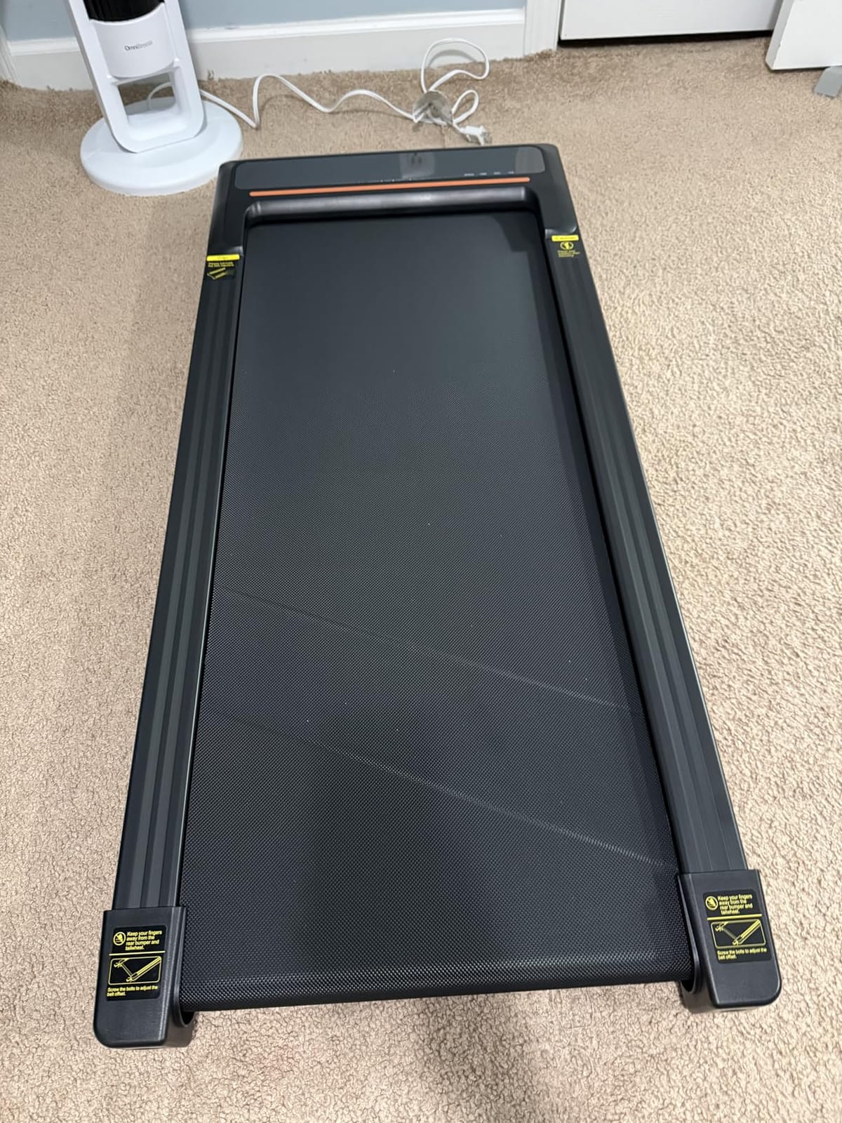 Walking Pad Treadmill with Auto Incline 12%-12Level, Quiet BLDC EvoDrive | Under Desk Treadmills for Home, Full Metrics Large Display, Extra-Large Belt, Quadra Cushion, APP Control, 300 lbs Capacity customer photo 1