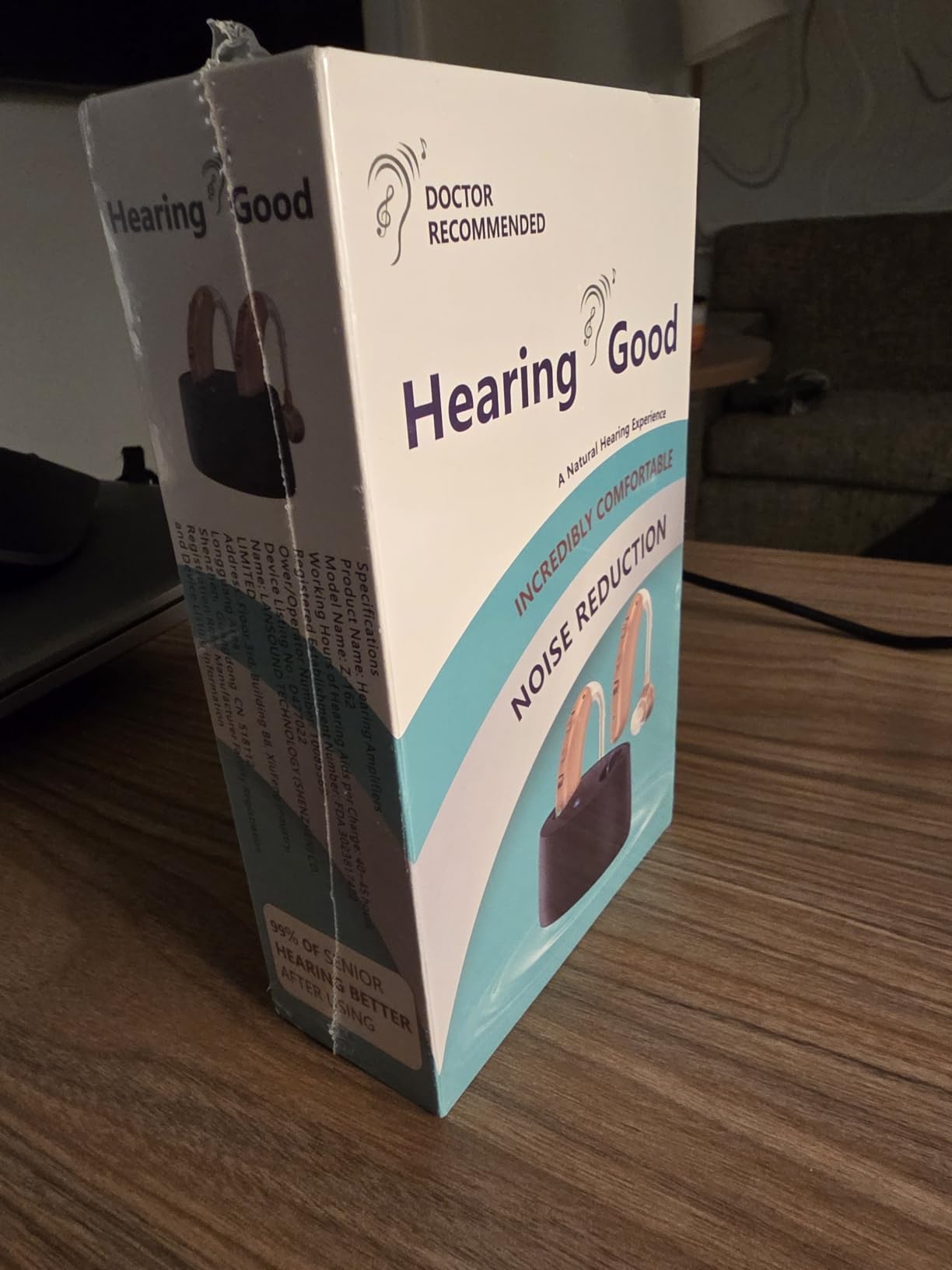 Rechargeable Digital Hearing Aids for Seniors, 2 Channel Ear Amplifier, Clear Sound Quality with Noise Cancellation, In Ear Hearing Aids, Invisible Sound Amplifier customer photo 1