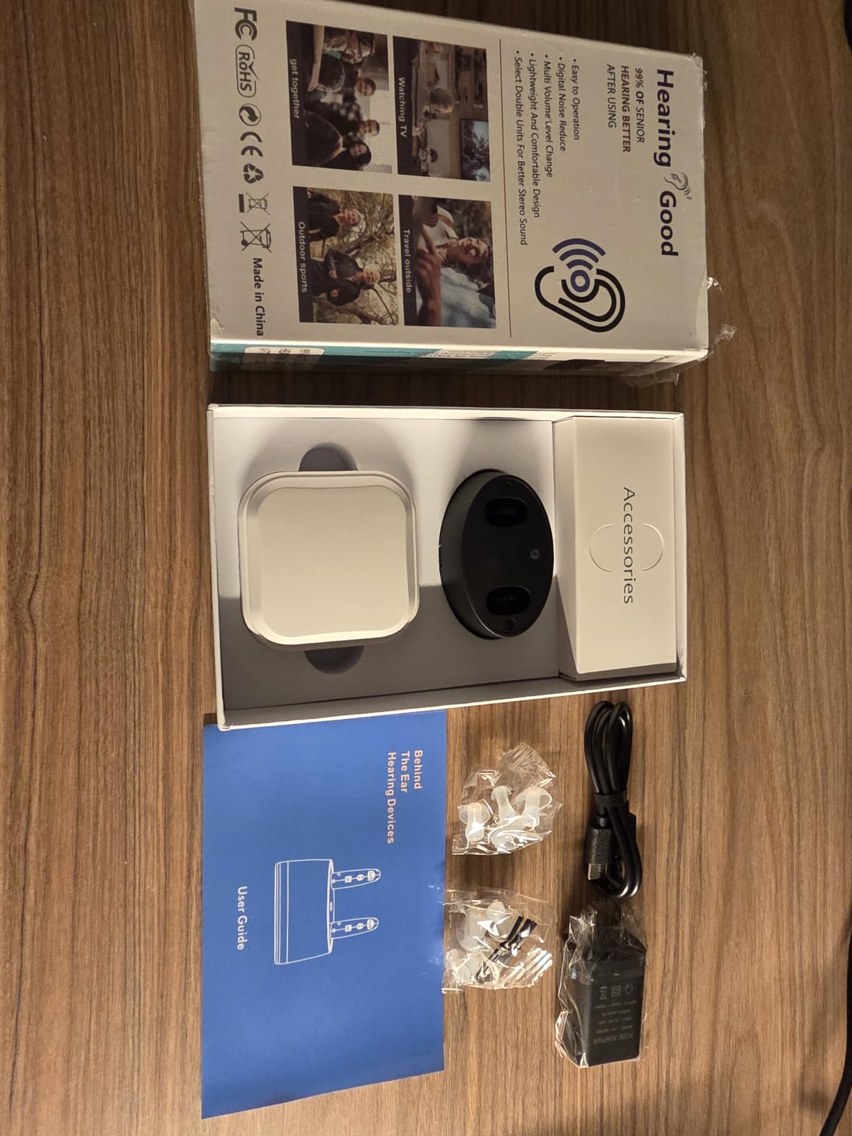 Rechargeable Digital Hearing Aids for Seniors, 2 Channel Ear Amplifier, Clear Sound Quality with Noise Cancellation, In Ear Hearing Aids, Invisible Sound Amplifier customer photo 2