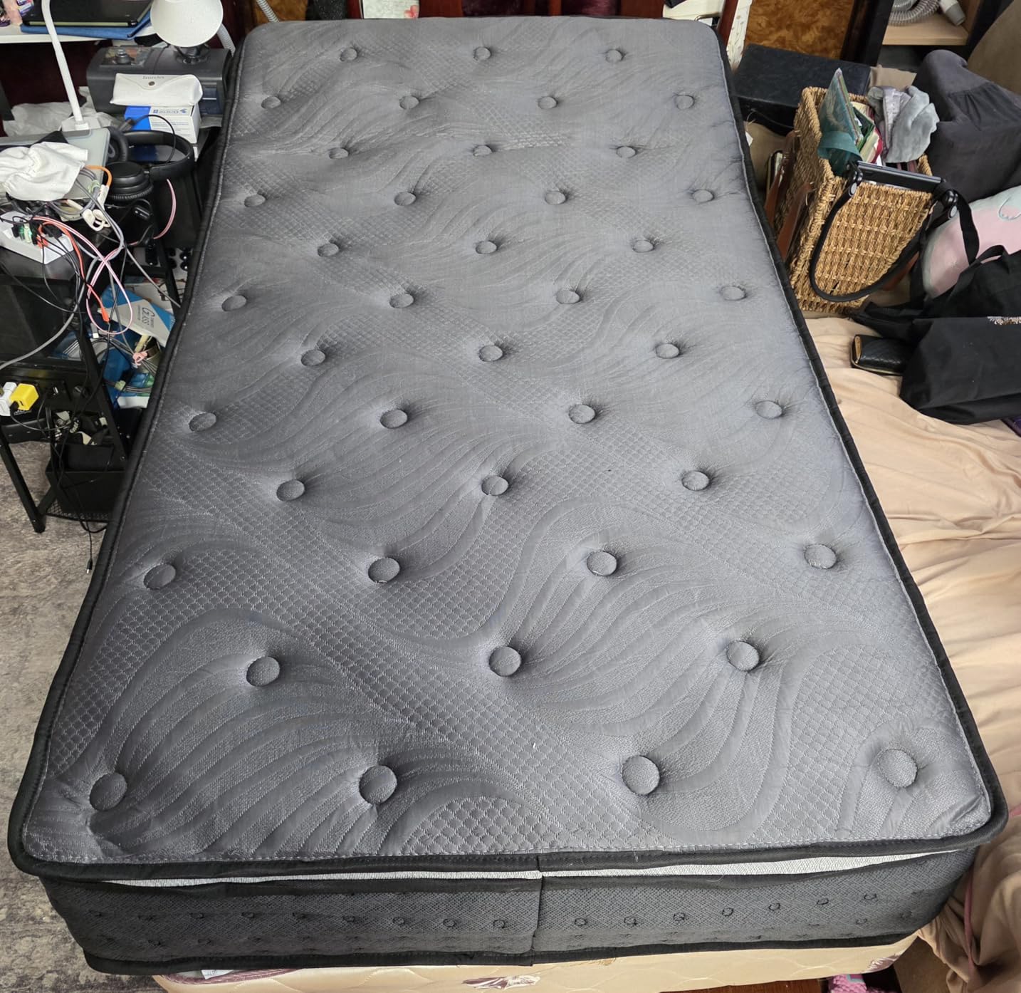 Extra Firm King Mattress 14 inch, Luxury Cooling Hybrid Mattress in a Box | Hotel-Collection 5-Zoned Support for Spinal Alignment & Back Pain Relief, Fiberglass-Free & CertiPUR-US, 365-Night Trial customer photo 1