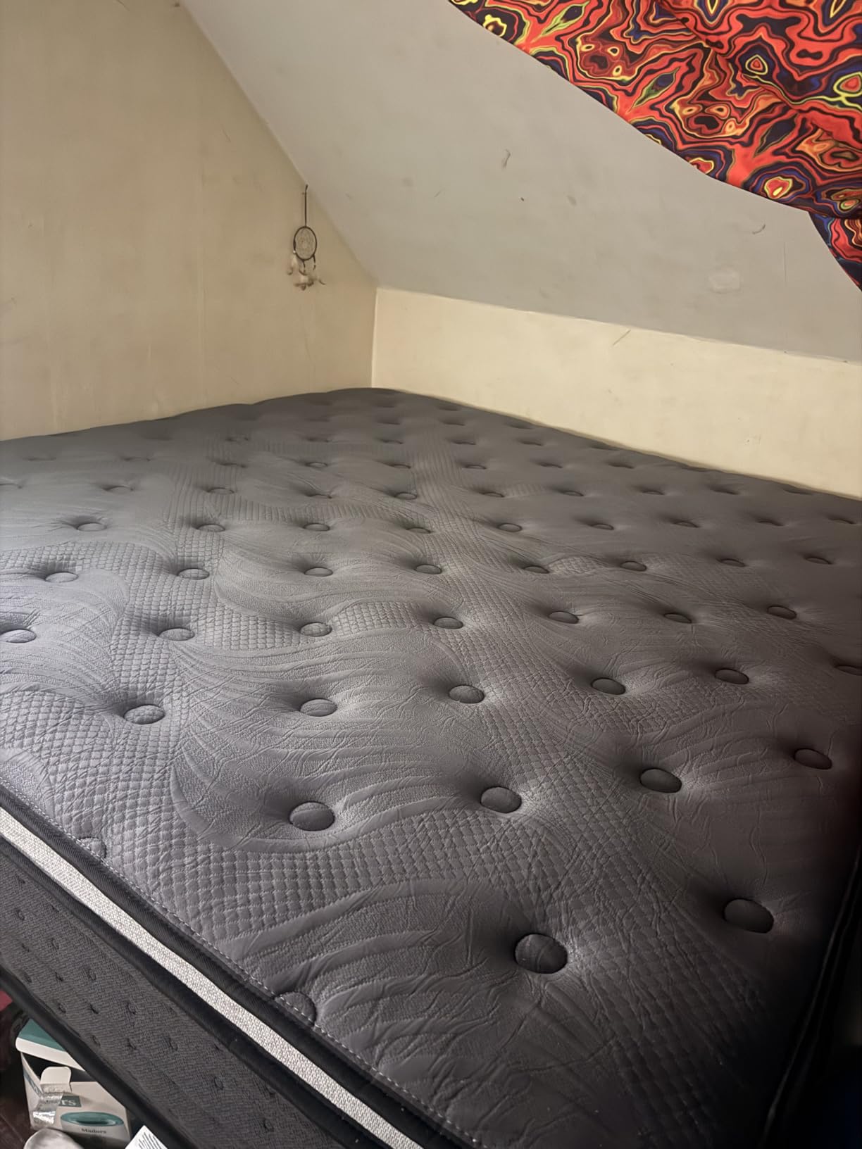 Extra Firm King Mattress 14 inch, Luxury Cooling Hybrid Mattress in a Box | Hotel-Collection 5-Zoned Support for Spinal Alignment & Back Pain Relief, Fiberglass-Free & CertiPUR-US, 365-Night Trial customer photo 2