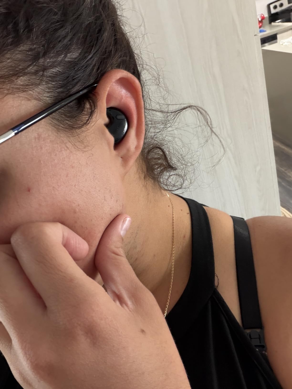 Sleep Earbuds Ultra-Thin Wireless Bluetooth 5.3 Earbuds for Side Sleepers, Noise Blocking Sleep Headphones with 6H Playtime, Ergonomic Mini Design for Small Ears, Deep Green customer photo 2