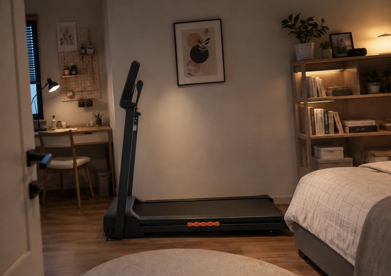 JAGJOG Foldable Treadmill, 15% Auto Incline, 300 lb, 8.8MPH, Heart Rate customer photo 1