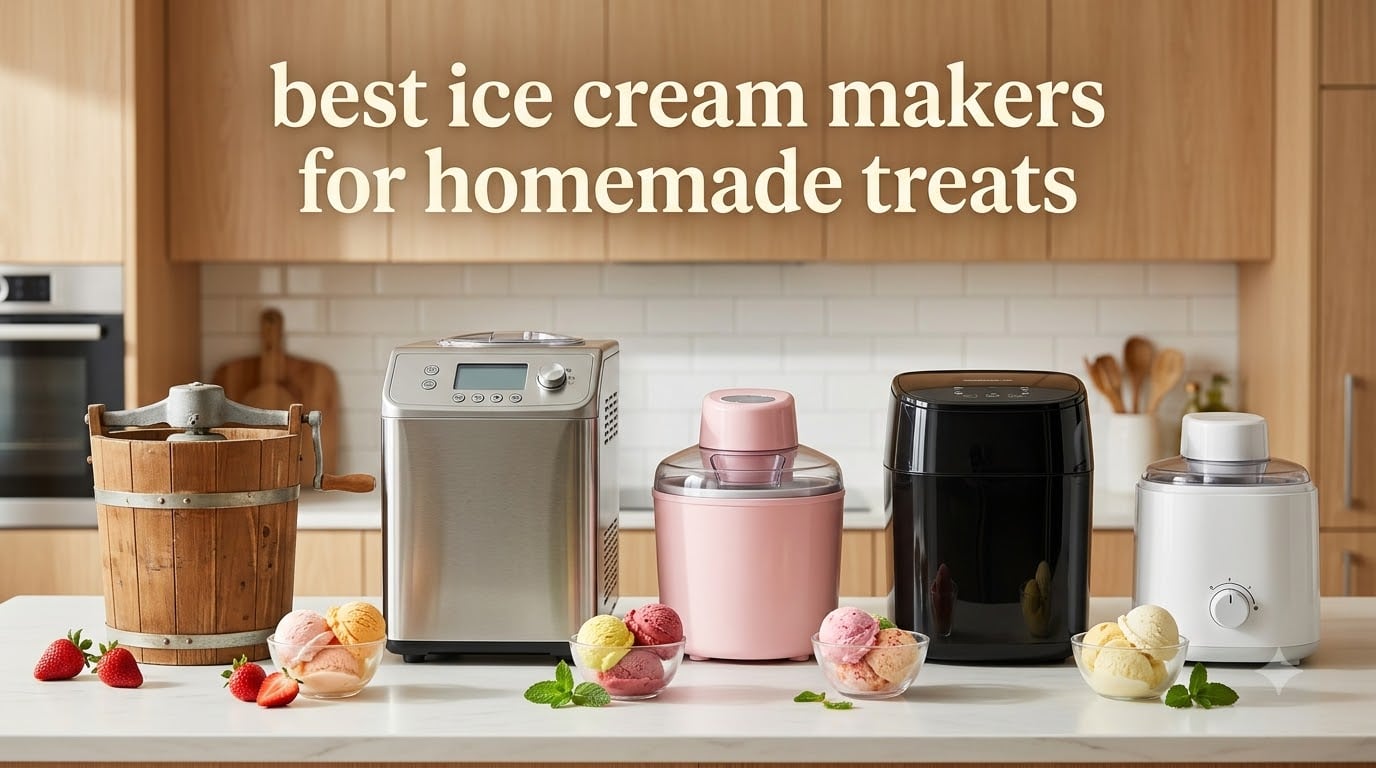 best ice cream makers for homemade treats