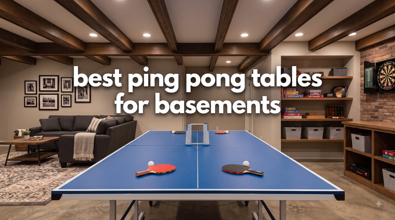 best ping pong tables for basements