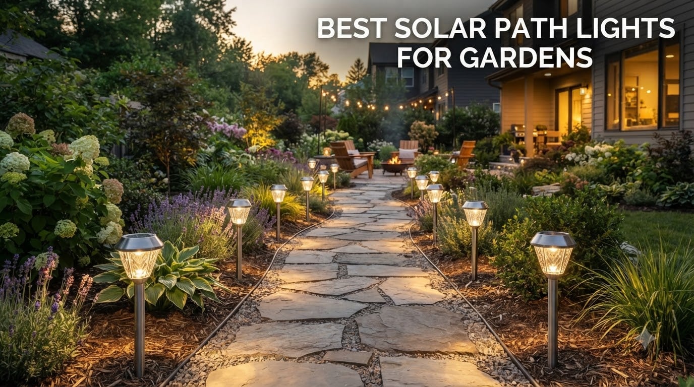 best solar path lights for gardens