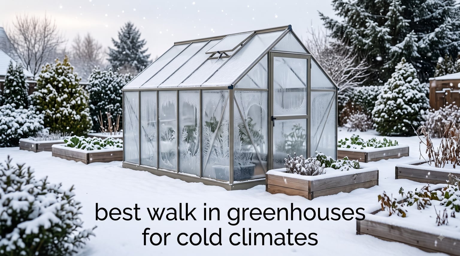 best walk in greenhouses for cold climates