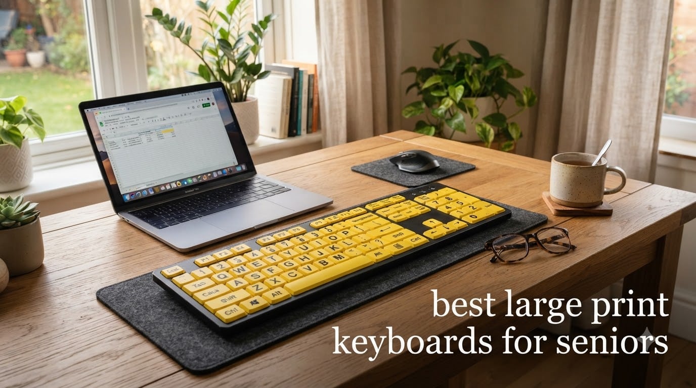 best large print keyboards for seniors