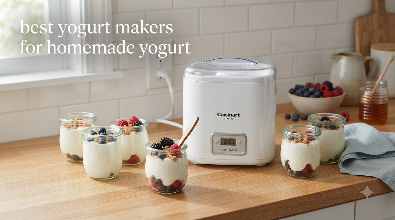 best yogurt makers for homemade yogurt