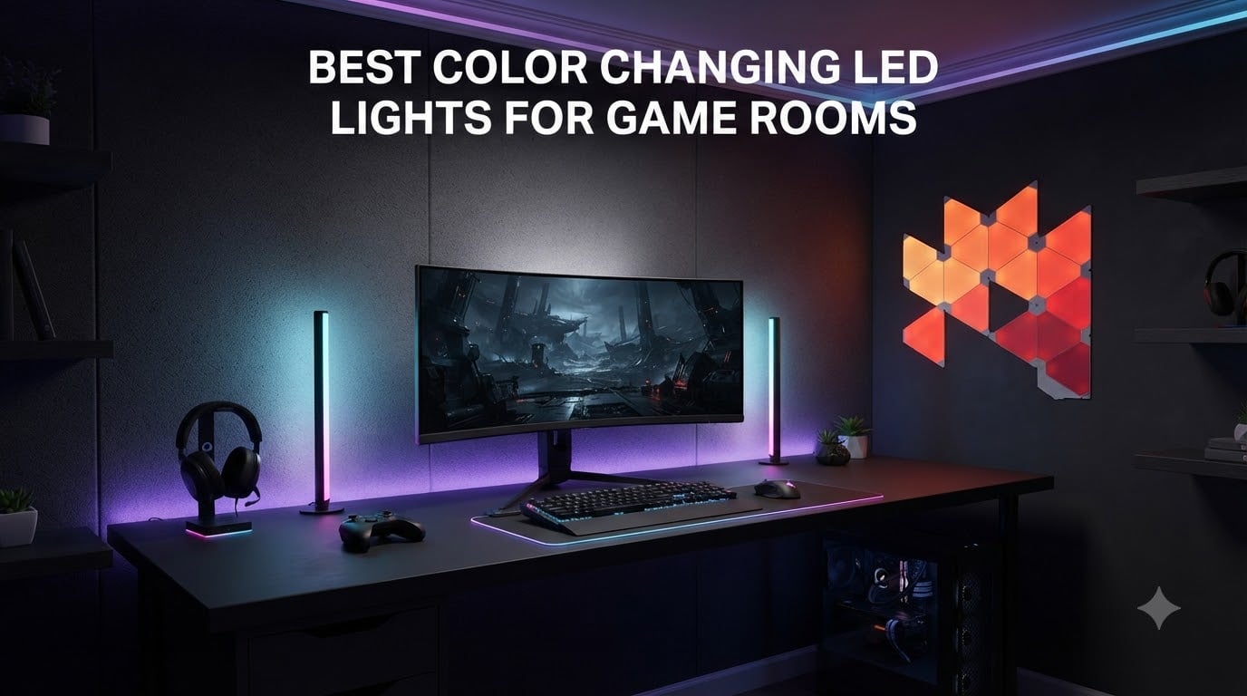 best color changing led lights for game rooms