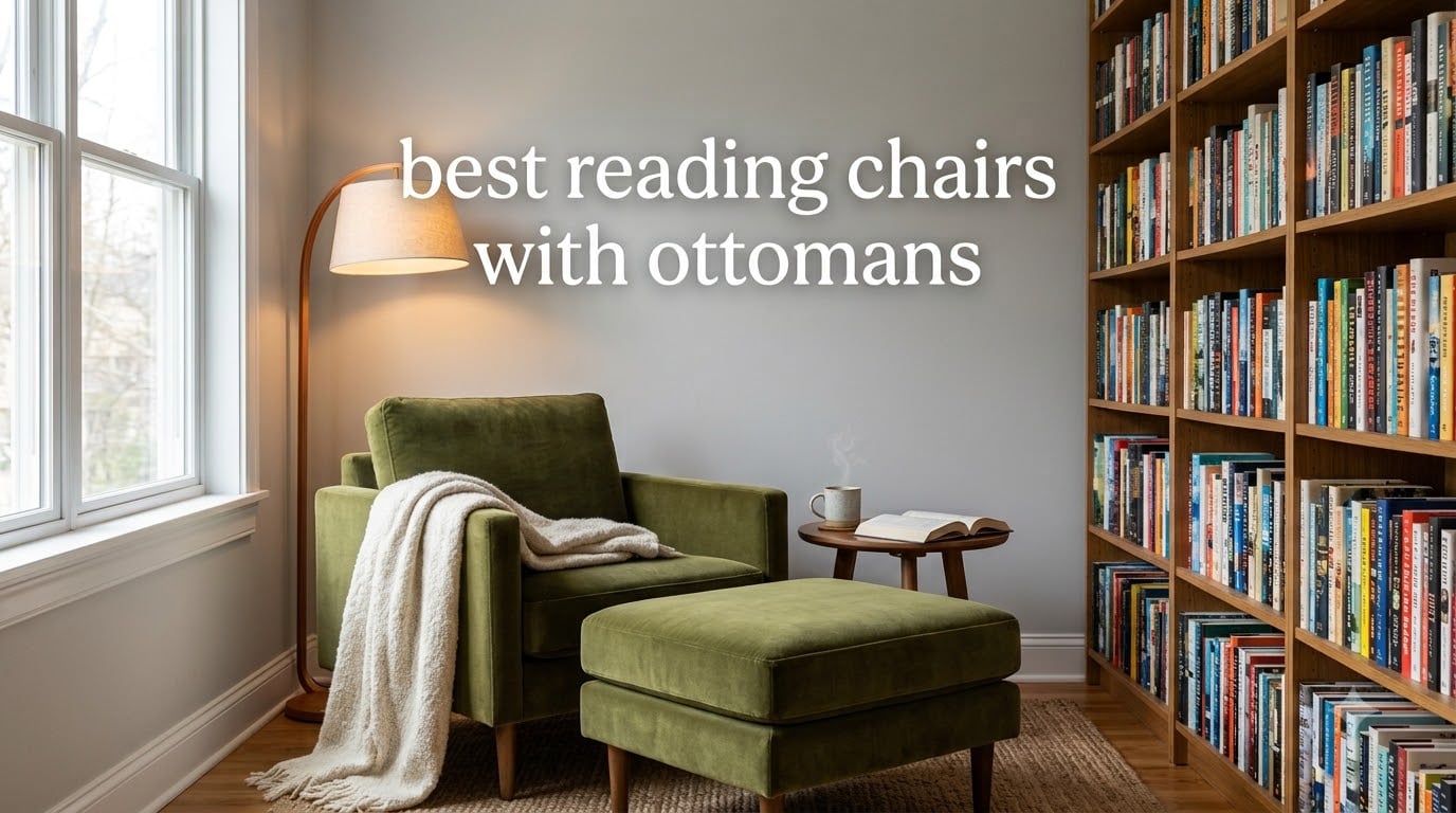 best reading chairs with ottomans