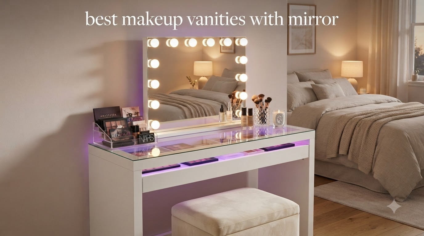 best makeup vanities with mirror