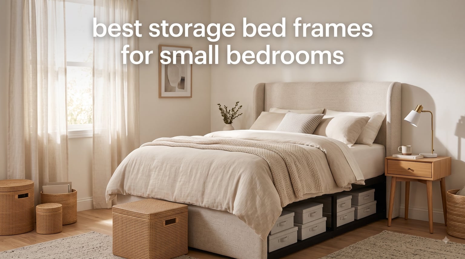 best storage bed frames for small bedrooms