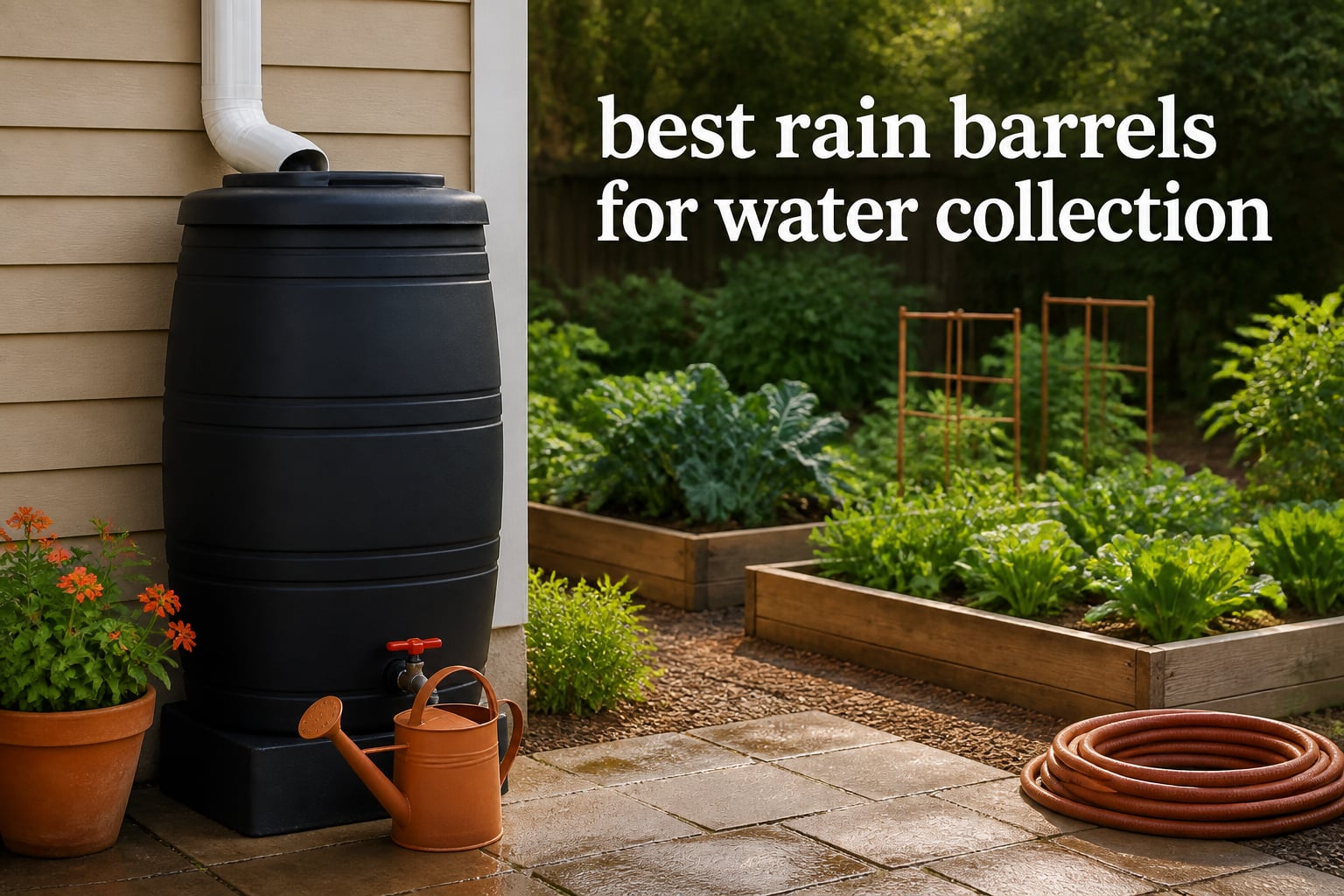 best rain barrels for water collection