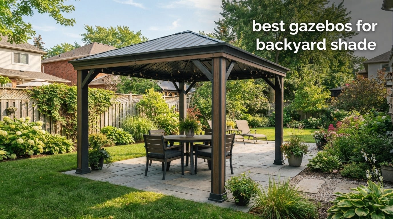 best gazebos for backyard shade