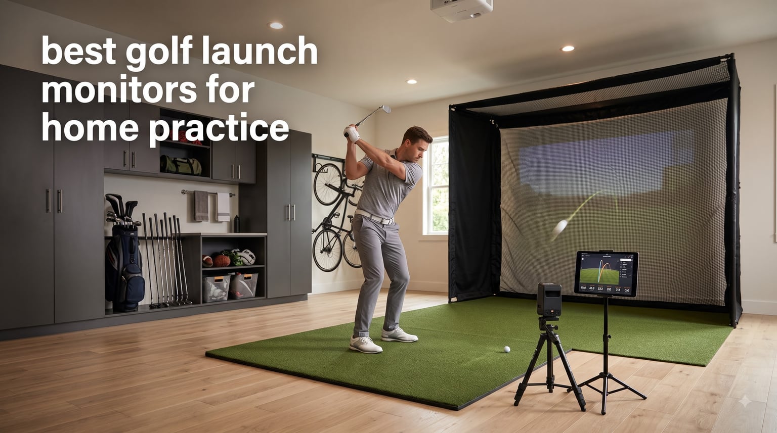 best golf launch monitors for home practice