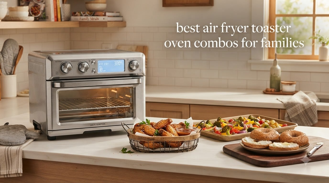 best air fryer toaster oven combos for families