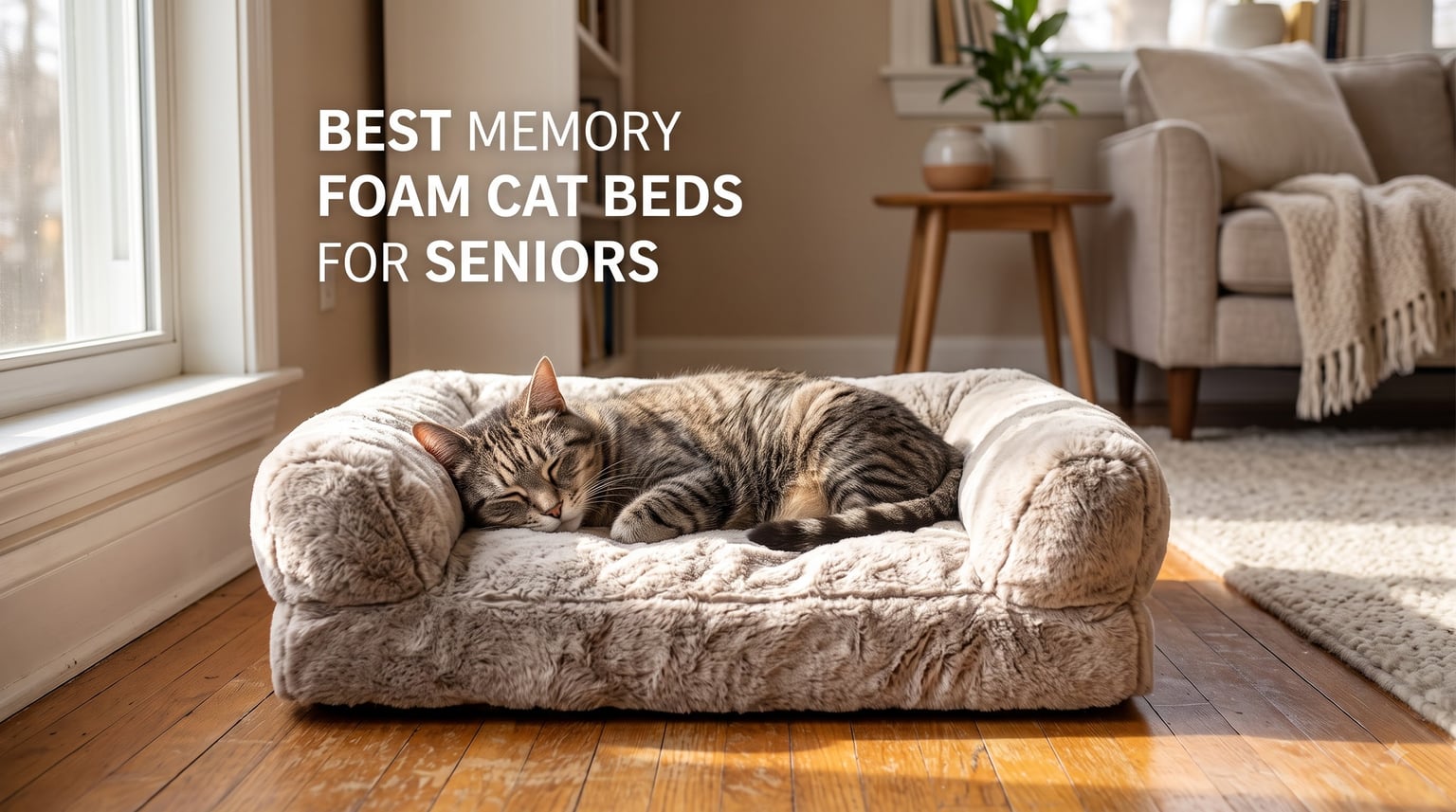 best memory foam cat beds for seniors