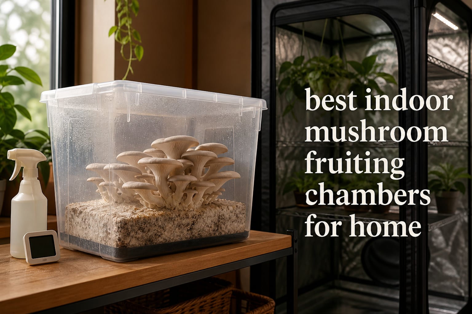 best indoor mushroom fruiting chambers for home