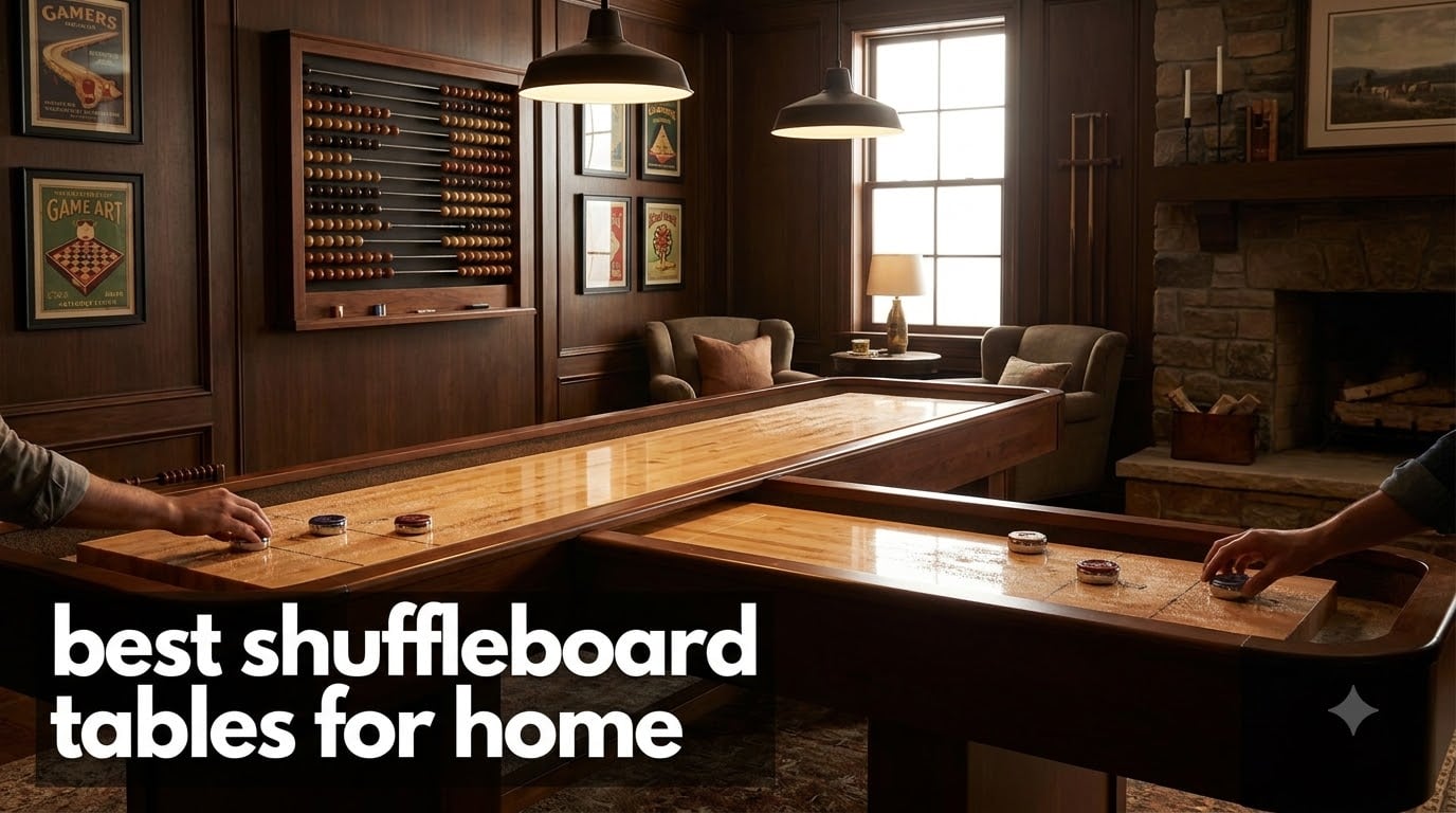 best shuffleboard tables for home