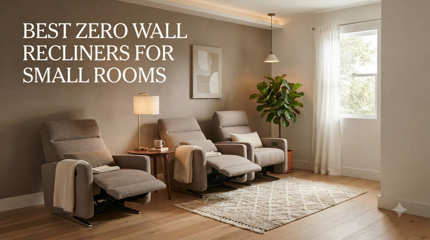 best zero wall recliners for small rooms