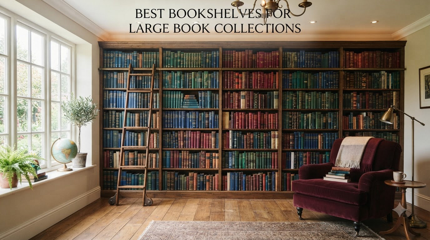 best bookshelves for large book collections
