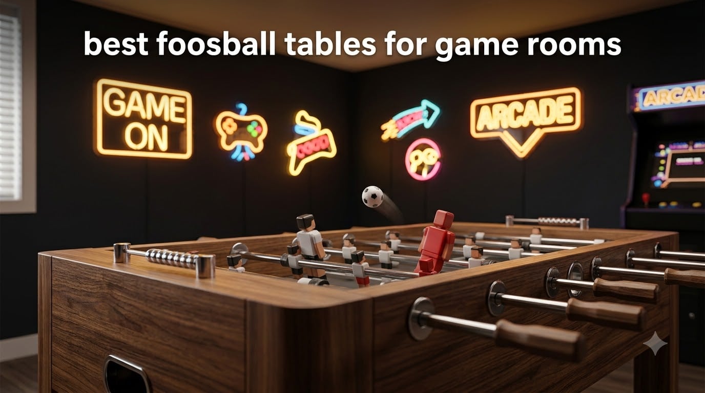 best foosball tables for game rooms