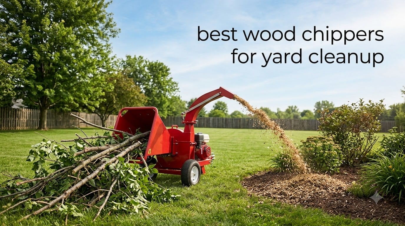 best wood chippers for yard cleanup