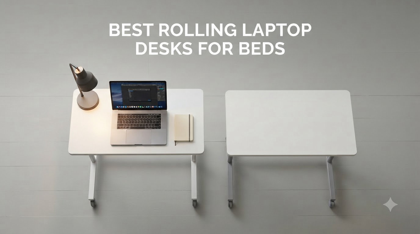 best rolling laptop desks for beds
