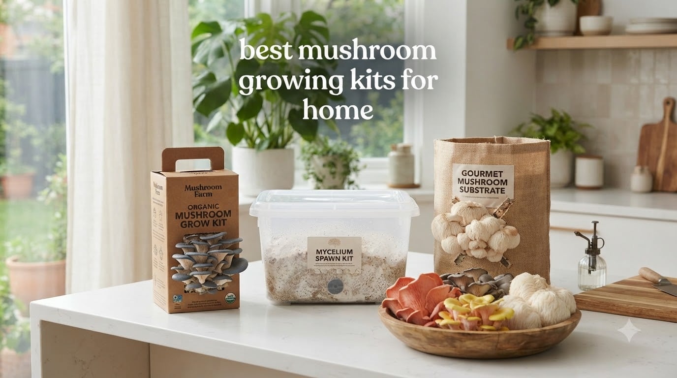 best mushroom growing kits for home