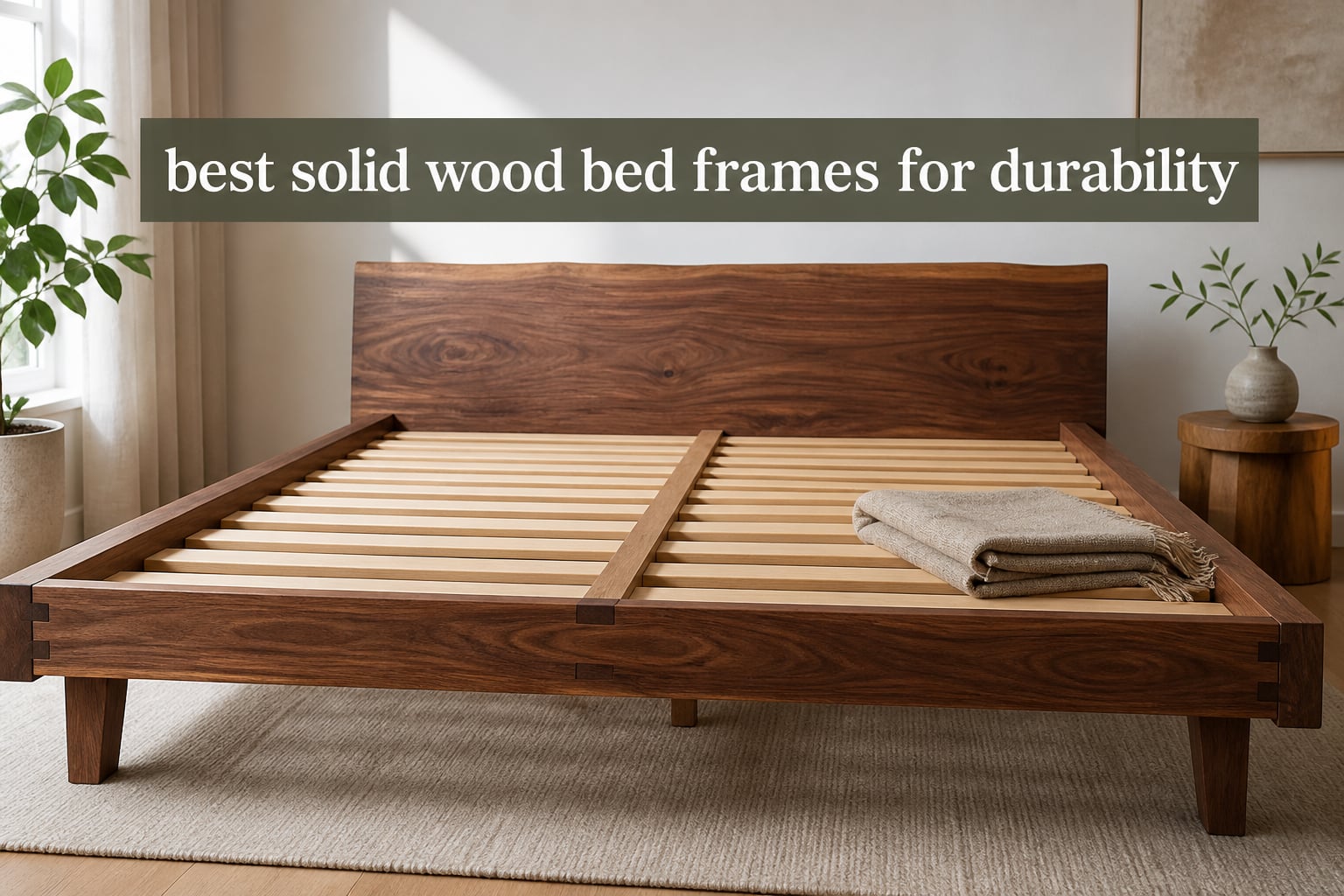 best solid wood bed frames for durability