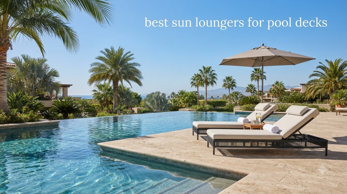 best sun loungers for pool decks