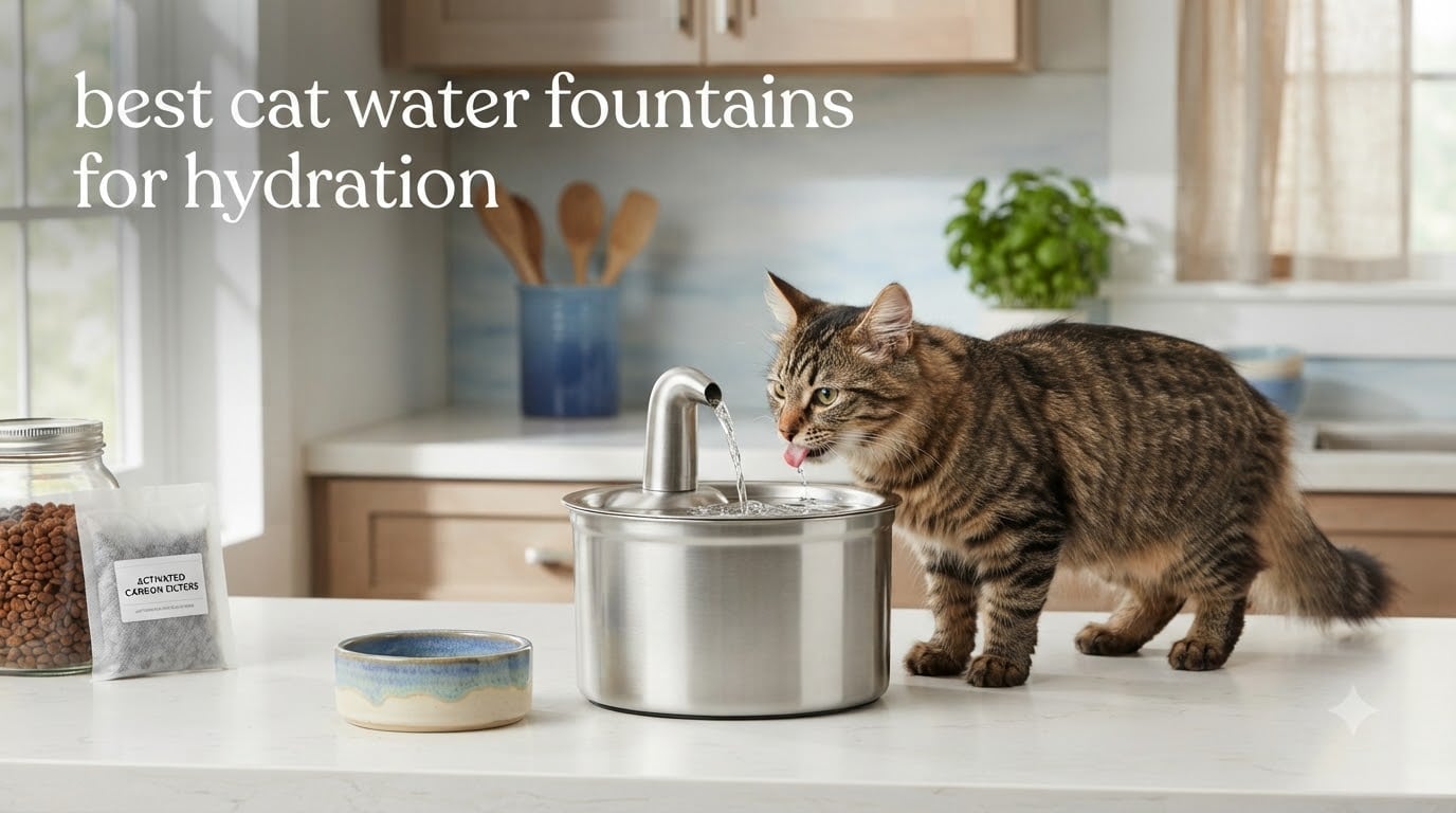 best cat water fountains for hydration
