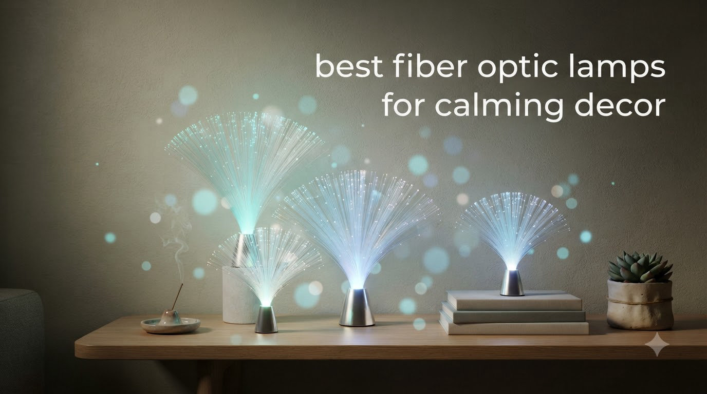 best fiber optic lamps for calming decor