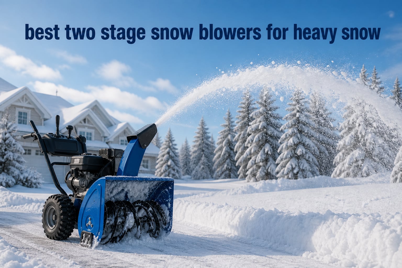 best two stage snow blowers for heavy snow