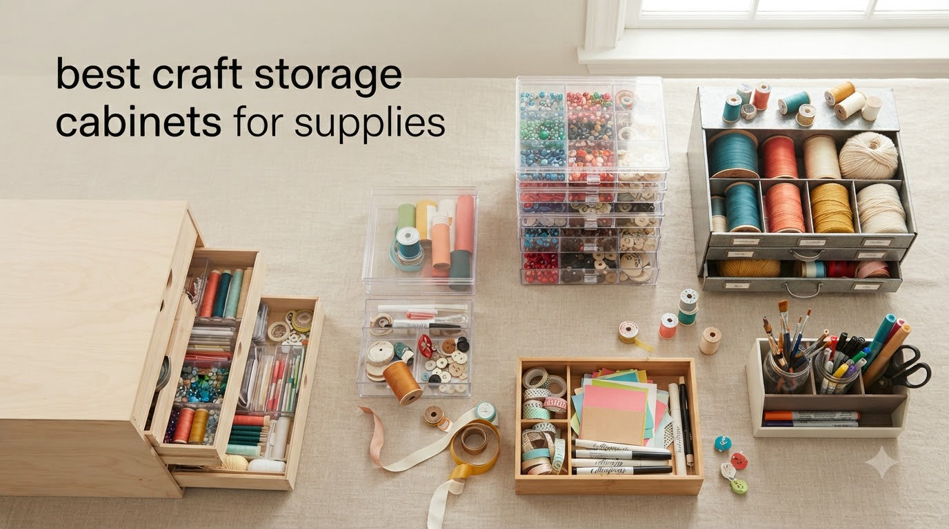 best craft storage cabinets for supplies