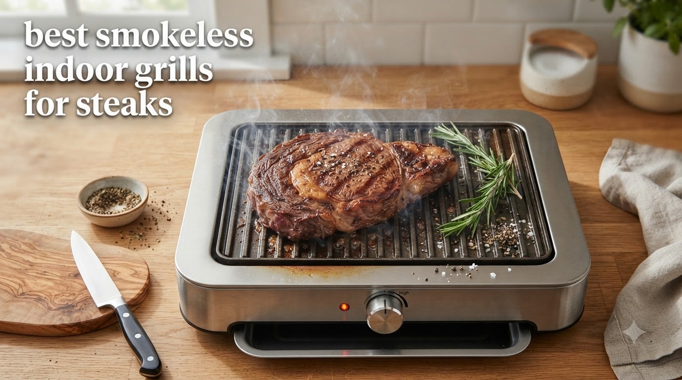 best smokeless indoor grills for steaks