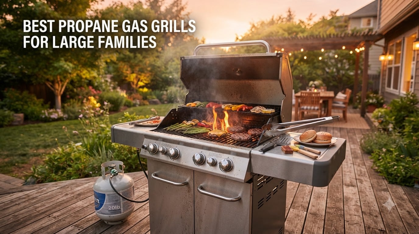 best propane gas grills for large families