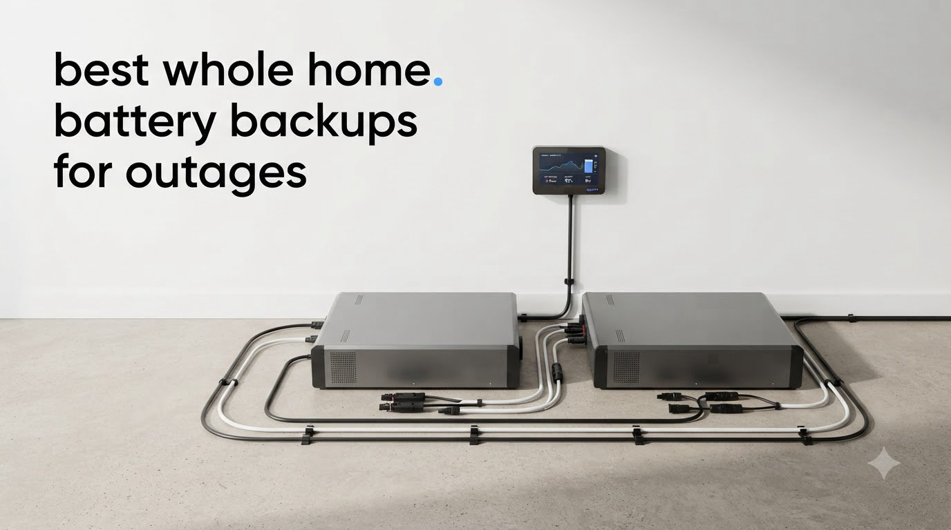 best whole home battery backups for outages